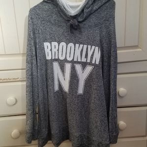 Cowel neck hoodie